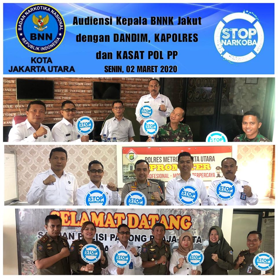 Audiensi dan Perkenalan Kepala BNN Kota Jakarta Utara Mengenai Program P4GN Audiensi dan Perkenalan Kepala BNN Kota Jakarta Utara Mengenai Program P4GN
