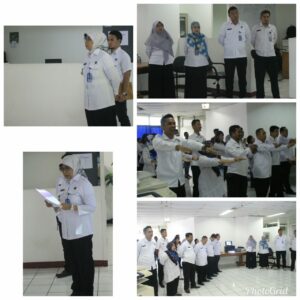 Penerapan Nilai BNN RI Apel Pagi BNN Kota Jakarta Utara