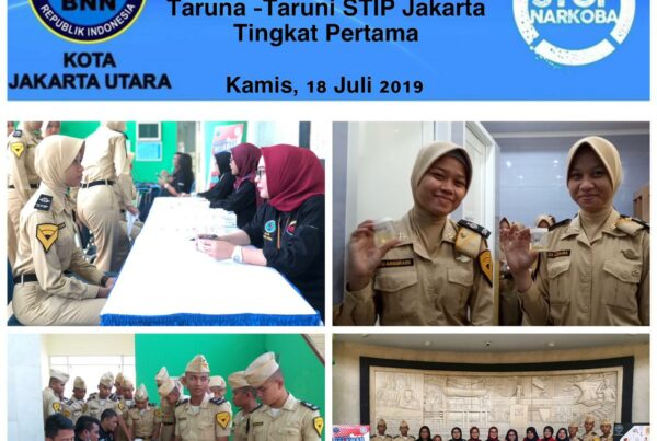 Kegiatan Pemeriksaan Urine Deteksi Dini Kepada Taruna Taruni Tingkat Satu Di Sekolah Tinggi Ilmu Pelayaran (STIP) Kamis, 18 Juli 2019