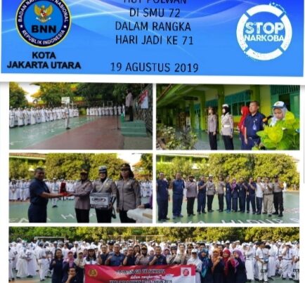 Hari Ulang Tahun Polwan Dalam rangka Hari Jadi ke - 71 Di SMU 72 - Kelapa Gading, Jakarta Utara