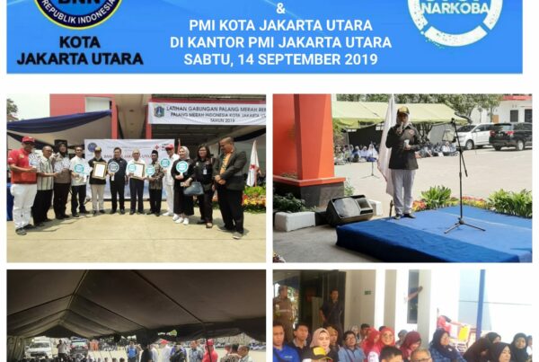 Penandatanganan Nota Kesepahaman antara BNN Kota Jakarta Utara dengan PMI Kota Jakarta Utara