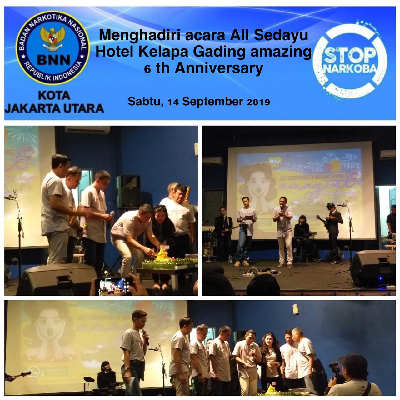 Menghadiri Undangan acara All Sedayu Hotel Amazing anniversary Menghadiri Undangan acara All Sedayu Hotel Amazing anniversary