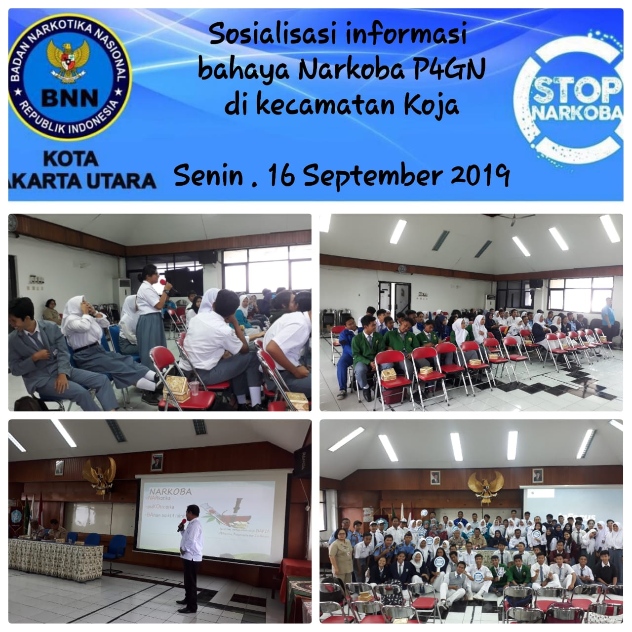 Sosialisasi informasi pencegahan pemberantasan penyalahgunaan dan peredaran gelap narkotika Sosialisasi informasi pencegahan pemberantasan penyalahgunaan dan peredaran gelap narkotika