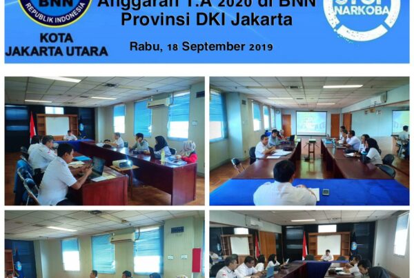 Rapat Penyusunan Anggaran Wilayah BNNP DKI Jakarta dan BNNK TA.2020