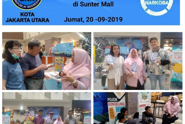 Pojok Konseling BNN Kota Jakarta Utara di Lt. 3 Sunter Mall Jakarta Utara