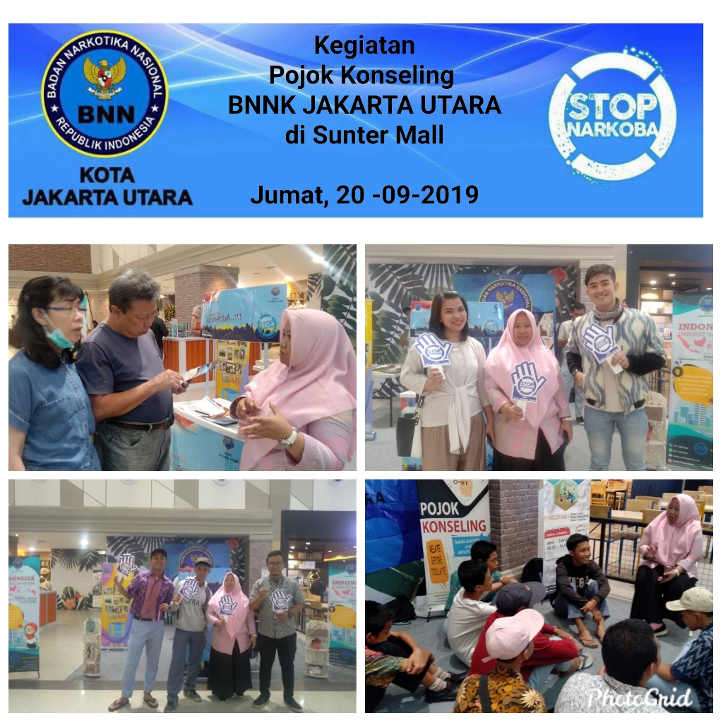 Pojok Konseling BNN Kota Jakarta Utara di Lt. 3 Sunter Mall Jakarta Utara Pojok Konseling BNN Kota Jakarta Utara di Lt. 3 Sunter Mall Jakarta Utara