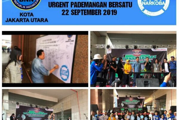 Sosialisasi Bahaya Narkoba Pada Acara " 1th Anniversary Urgent Pademangan Bersatu"