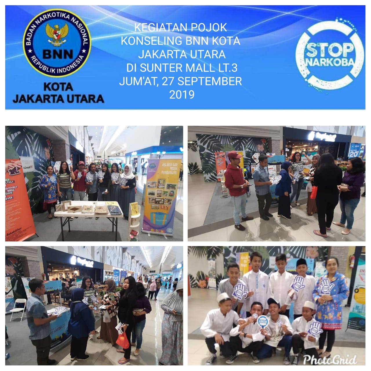 Pojok Konseling BNN Kota Jakarta Utara di Lt. 3 Sunter Mall Jakarta Utara Pojok Konseling BNN Kota Jakarta Utara di Lt. 3 Sunter Mall Jakarta Utara