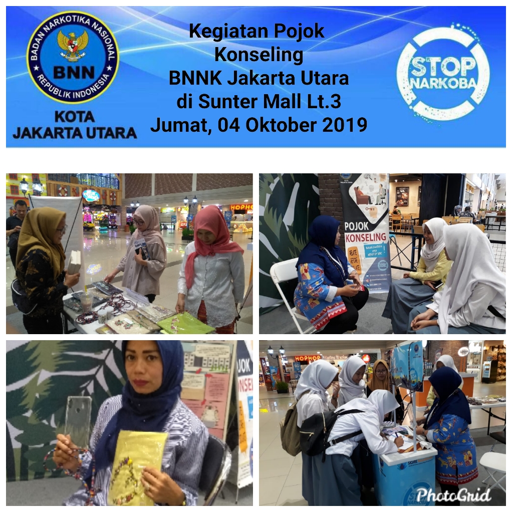 Pojok Konseling BNN Kota Jakarta Utara di Lt. 3 Sunter Mall Jakarta Utara Pojok Konseling BNN Kota Jakarta Utara di Lt. 3 Sunter Mall Jakarta Utara