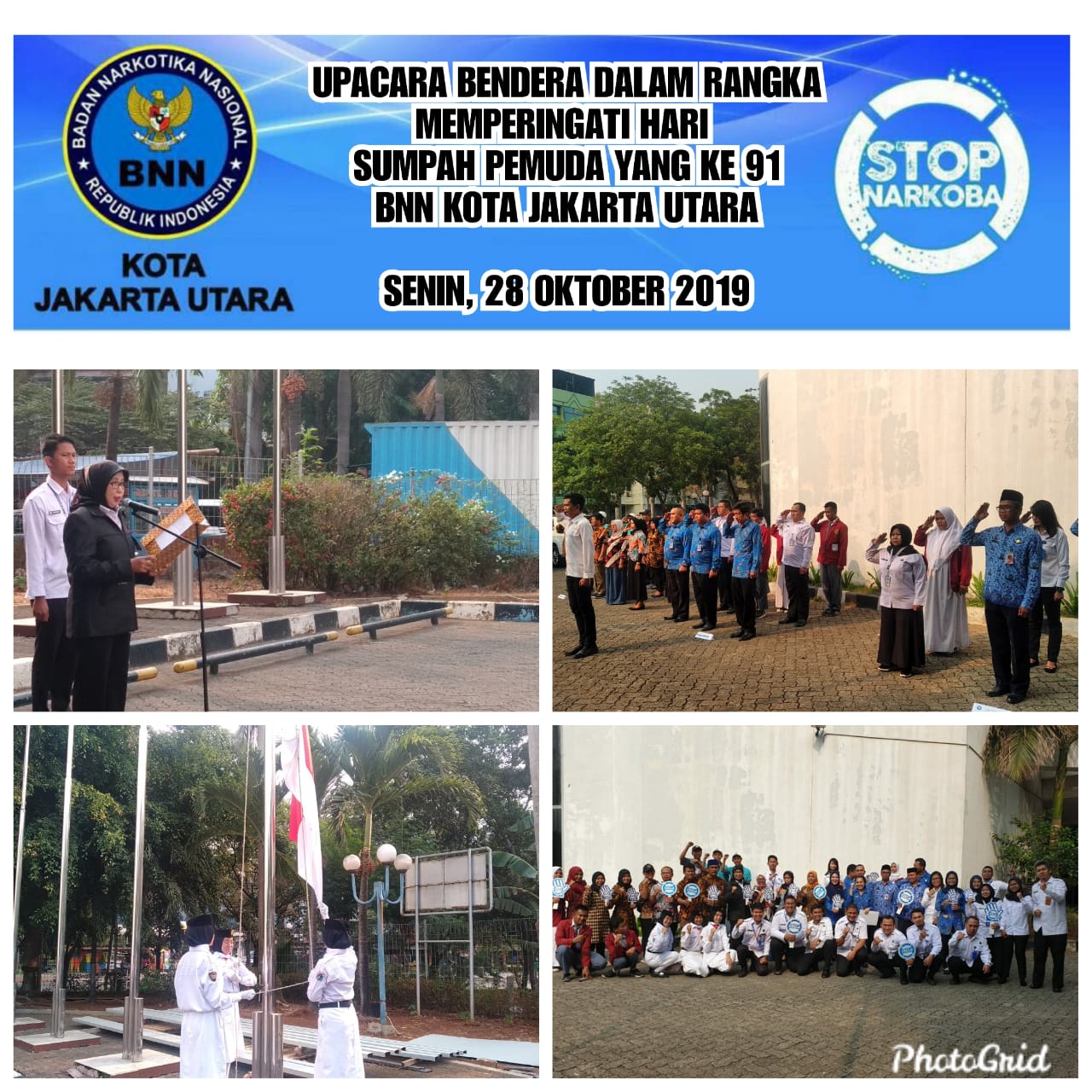 Upacara Bendera Dalam Rangka Memperingati Hari Sumpah Pemuda yang ke 91 Upacara Bendera Dalam Rangka Memperingati Hari Sumpah Pemuda yang ke 91