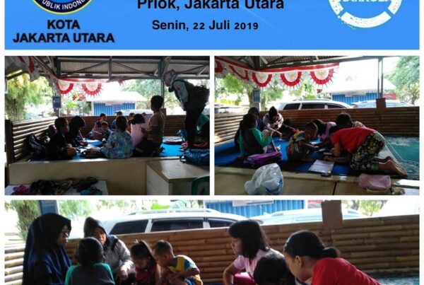 Kegiatan di Posko P4GN (Rumah Kreatif dan Inovasi) Kp. Muara Bahari, Tanjung Priok Jakarta Utara