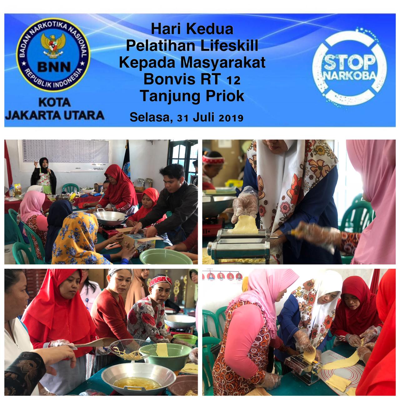 PELATIHAN "LIFE SKILL" KEGIATAN PEMBERDAYAAN MASYARAKAT DI DAERAH KAWASAN RAWAN NARKOBA RW 012 - KP MUARA BAHARI (HARI KE 2) PELATIHAN "LIFE SKILL" KEGIATAN PEMBERDAYAAN MASYARAKAT DI DAERAH KAWASAN RAWAN NARKOBA RW 012 - KP MUARA BAHARI (HARI KE 2)