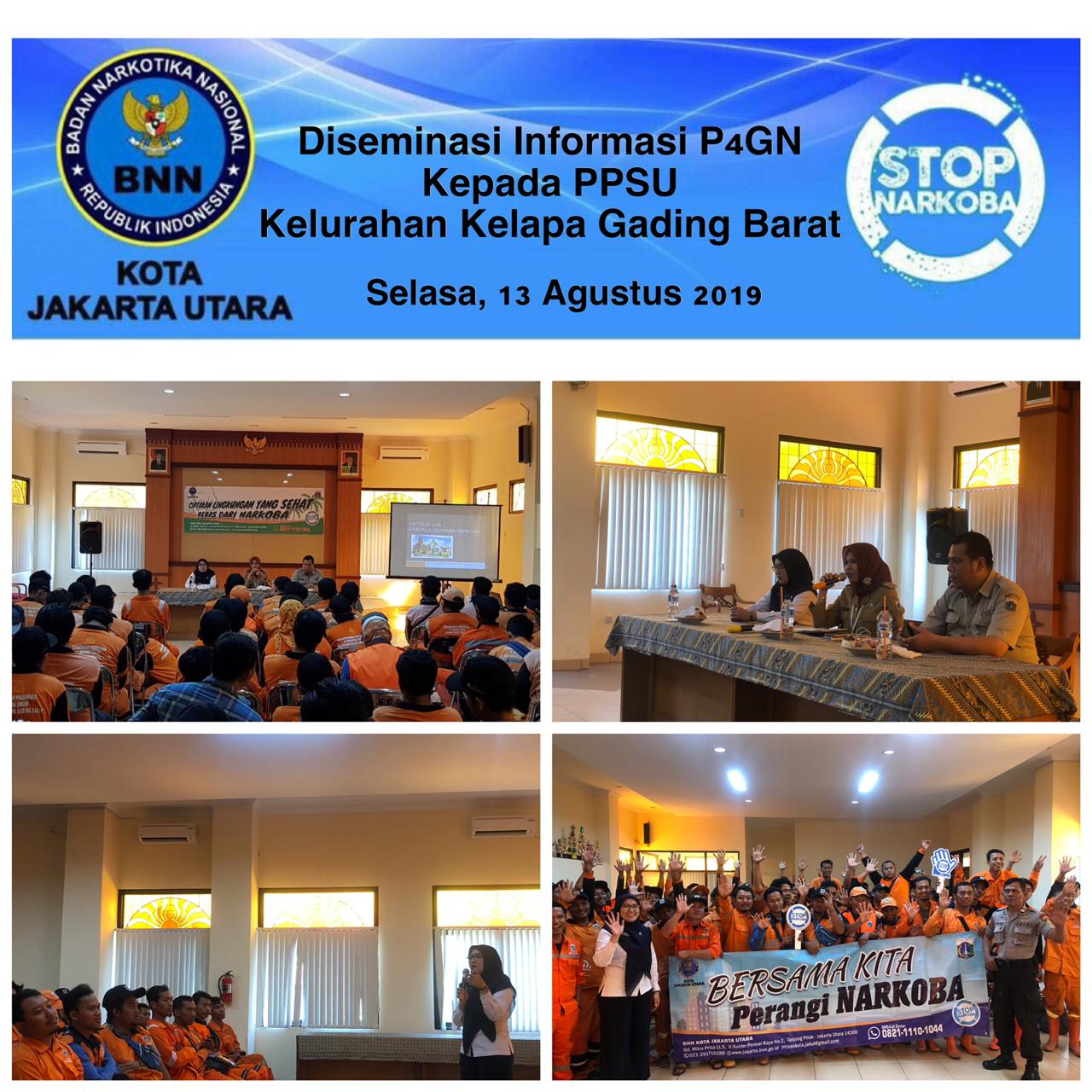 INSERT KONTEN MELALUI SOSIALISASI BAHAYA PENYALAHGUNAAN NARKOBA DI KELURAHAN GADING BARAT INSERT KONTEN MELALUI SOSIALISASI BAHAYA PENYALAHGUNAAN NARKOBA DI KELURAHAN GADING BARAT