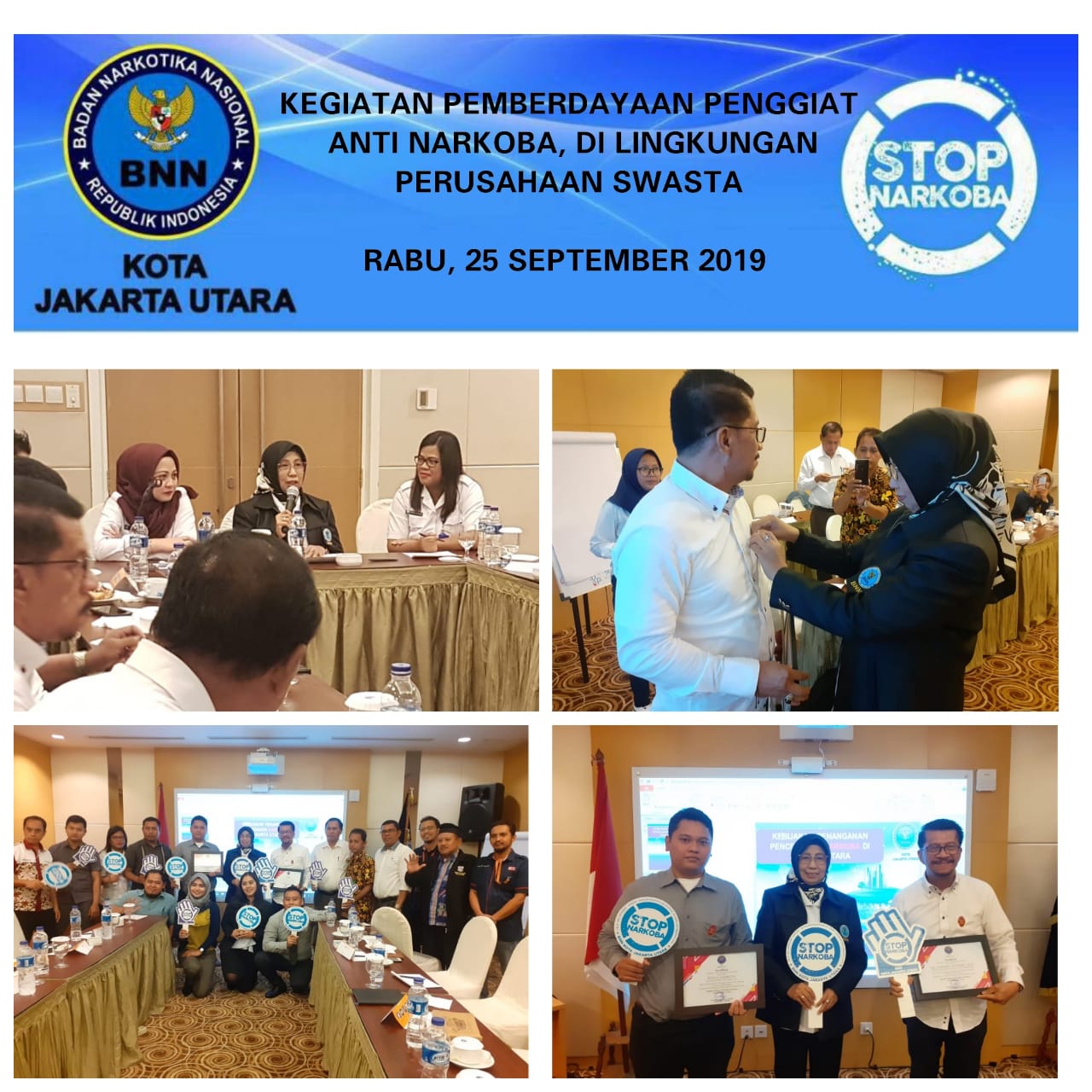 Pemberdayaan Penggiat Anti Narkoba di Lingkungan Swasta Pada Pengelola Hotel, Apartemen dan Mall Pemberdayaan Penggiat Anti Narkoba di Lingkungan Swasta Pada Pengelola Hotel, Apartemen dan Mall