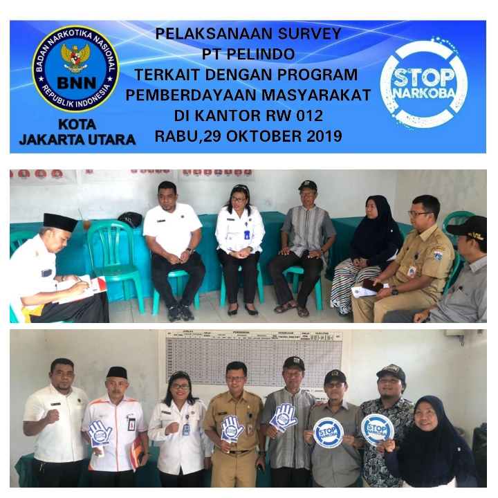 Pelaksanaan Survey Lapangan di RW 012 terkait CSR Pelindo II di Kantor RW 012 pada Program Pemberdayaan Masyarakat Pelaksanaan Survey Lapangan di RW 012 terkait CSR Pelindo II di Kantor RW 012 pada Program Pemberdayaan Masyarakat