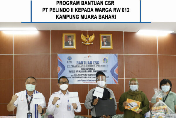 Program Bantuan CSR PT PELINDO II Kepada Warga Kampung Muara Bahari