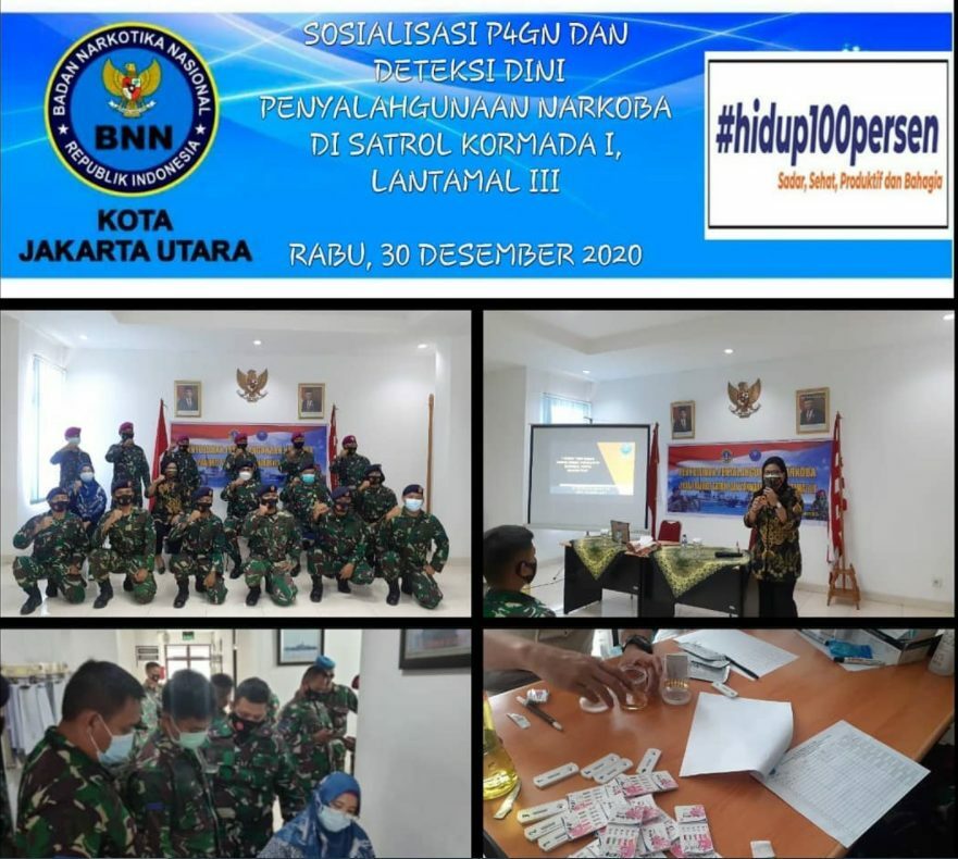 Sosialisasi P4GN dan Deteksi Dini di Satrol Koormada I, Lantamal III Sosialisasi P4GN dan Deteksi Dini di Satrol Koormada I, Lantamal III