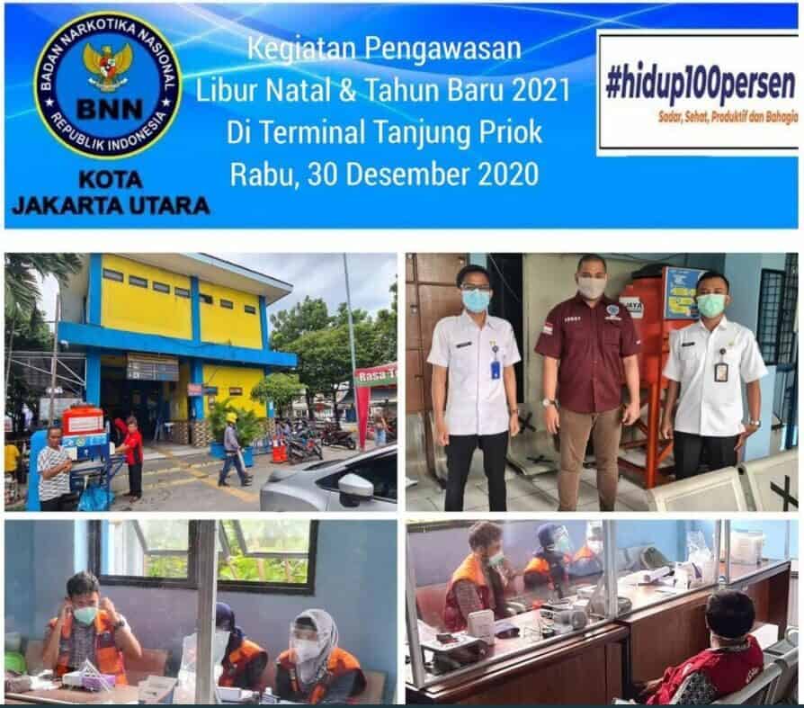 Pengawasan Natal & Tahun Baru 2021 di Terminal BUS Tj Priok Pengawasan Natal & Tahun Baru 2021 di Terminal BUS Tj Priok