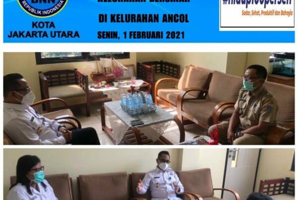 Kepala BNNK JAKUT Melakukan Koordinasi Dengan Kelurahan Ancol