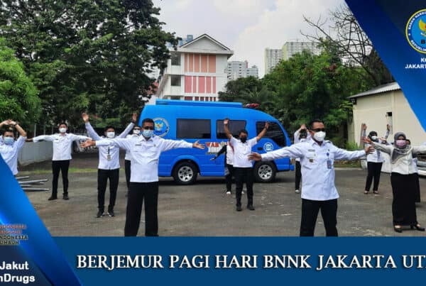 Berjemur Pagi Hari BNNK Jakarta Utara