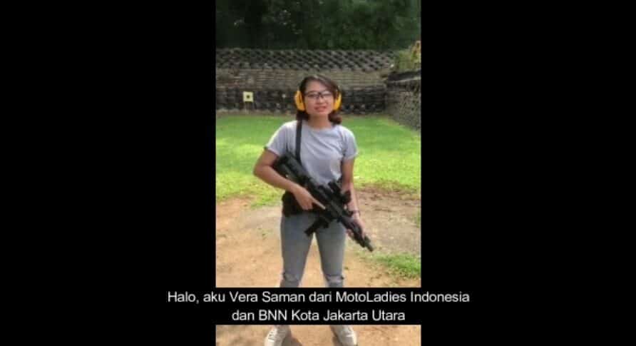 MotoLadies Indonesia Mendukung BNN War On Drugs MotoLadies Indonesia Mendukung BNN War On Drugs