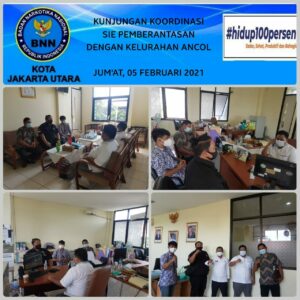 Kunjungan Koordinasi Seksi Pemberantasan dengan Kelurahan Ancol