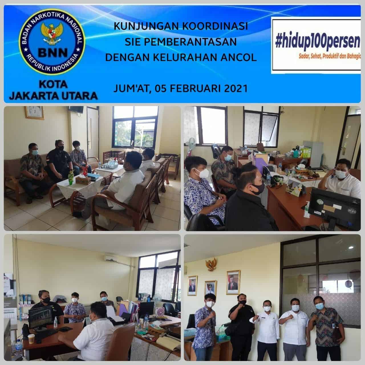 Kunjungan Koordinasi Seksi Pemberantasan dengan Kelurahan Ancol Kunjungan Koordinasi Seksi Pemberantasan dengan Kelurahan Ancol
