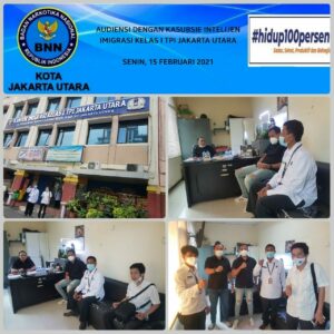 Audiensi dengan Kepala Sub Seksi Intelije Imigrasi Kelas I TPI Jakarta Utara
