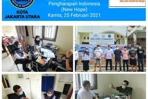 Bimbingan Teknis Lembaga Rehabilitasi ke Yayasan Emas Pengharapan Indonesia (New Hope)