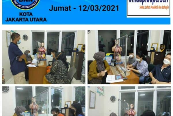 Vaksinasi Tahap 1 BNN Kota Jakarta Utara Konsep Otomatis