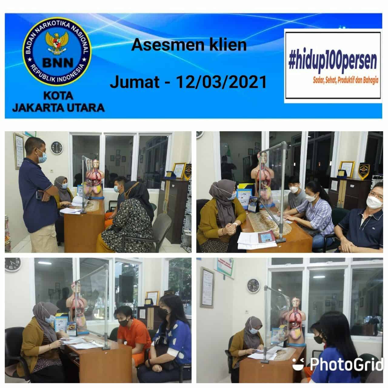 Vaksinasi Tahap 1 BNN Kota Jakarta Utara Konsep Otomatis
