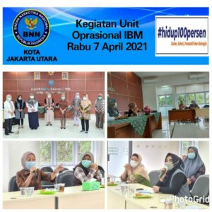 Kegiatan Rapat Operasional Unit IBM (Intervensi Berbasis Masyarakat) di Ruang Rapat BNN Kota Jakarta Utara