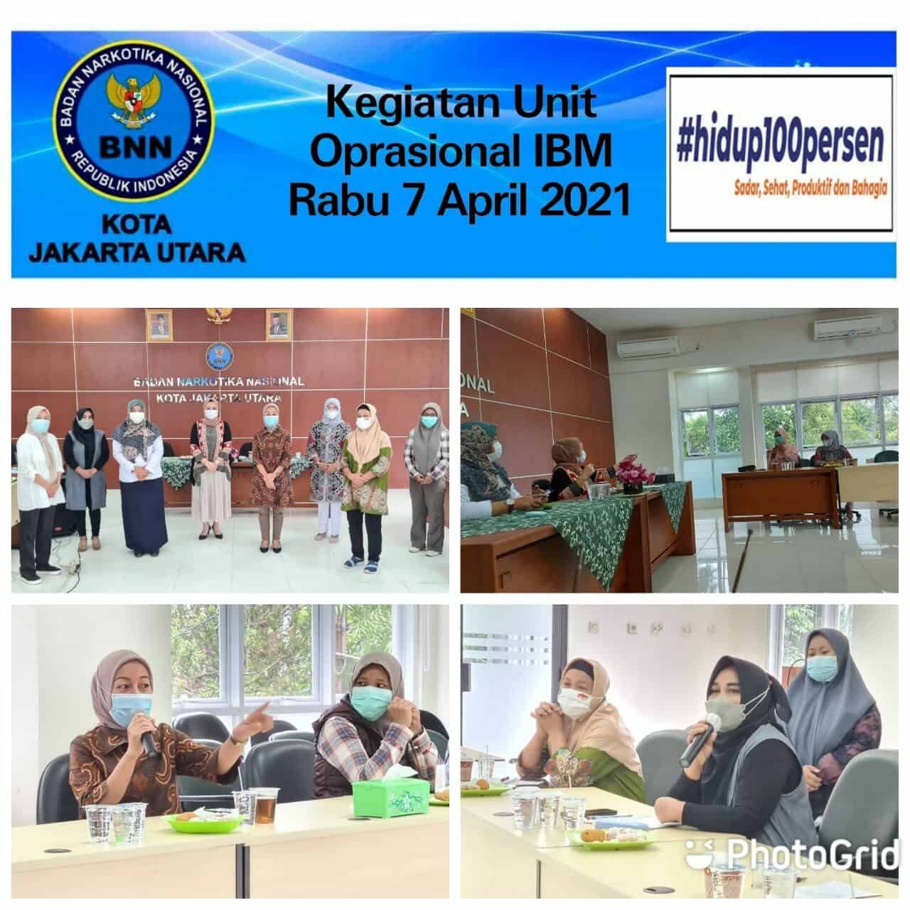 Kegiatan Rapat Operasional Unit IBM (Intervensi Berbasis Masyarakat) di Ruang Rapat BNN Kota Jakarta Utara Kegiatan Rapat Operasional Unit IBM (Intervensi Berbasis Masyarakat) di Ruang Rapat BNN Kota Jakarta Utara