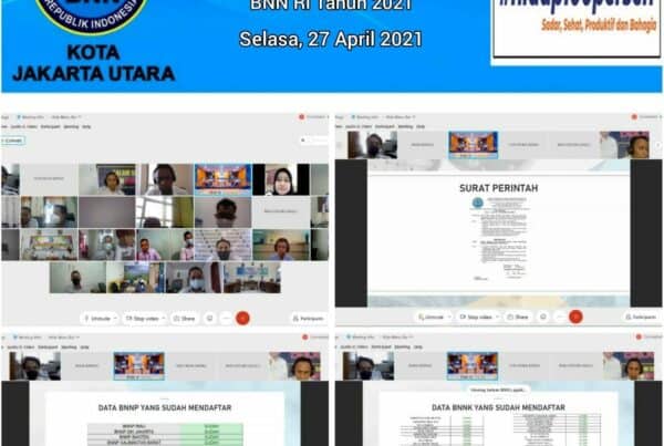 Virual Meeting Pembahasan Festival Film BNN RI Tahun 2021