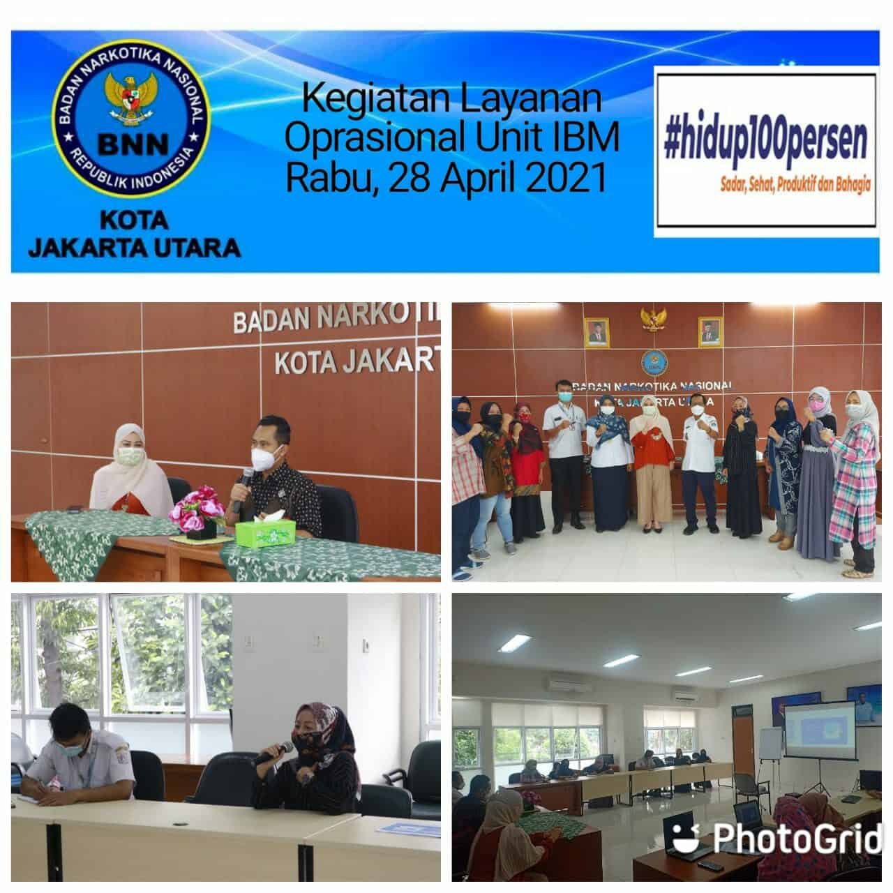 Kegiatan Rapat Operasional Unit IBM (Intervensi Berbasis Masyarakat) di Ruang Rapat BNN Kota Jakarta Utara Kegiatan Rapat Operasional Unit IBM (Intervensi Berbasis Masyarakat) di Ruang Rapat BNN Kota Jakarta Utara