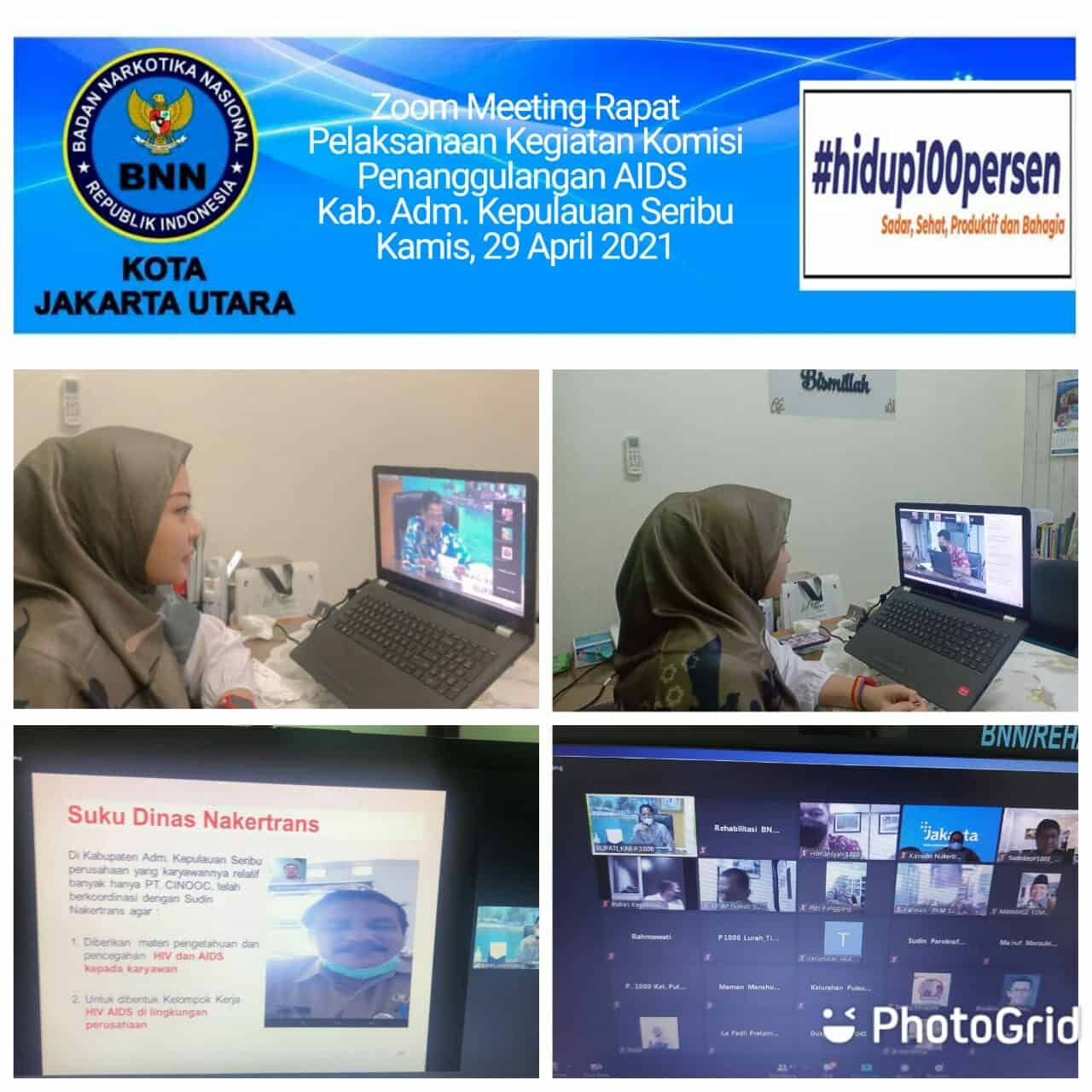 Laporan Pelaksanaan Kegiatan KPA Kepulauan Seribu via Zoom Meeting Laporan Pelaksanaan Kegiatan KPA Kepulauan Seribu via Zoom Meeting