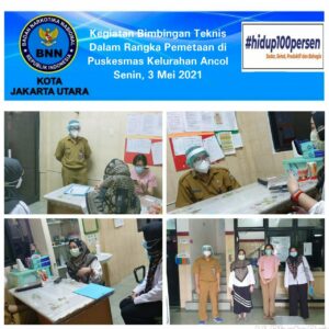 Bimbingan Teknis dalam rangka pemetaan ke PKM Kelurahan Ancol T.A 2021