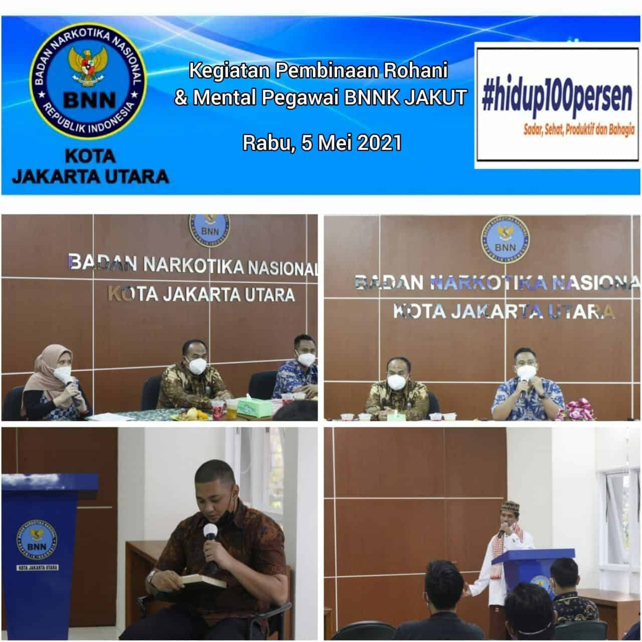 Kegiatan Pembinaan Rohani dan Mental Pegawai BNNK JAKUT Kegiatan Pembinaan Rohani dan Mental Pegawai BNNK JAKUT