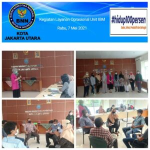 Kegiatan Layanan Operasional Unit IBM (Intervensi Berbasis Masyarakat) di Ruang Rapat BNN Kota Jakarta Utara
