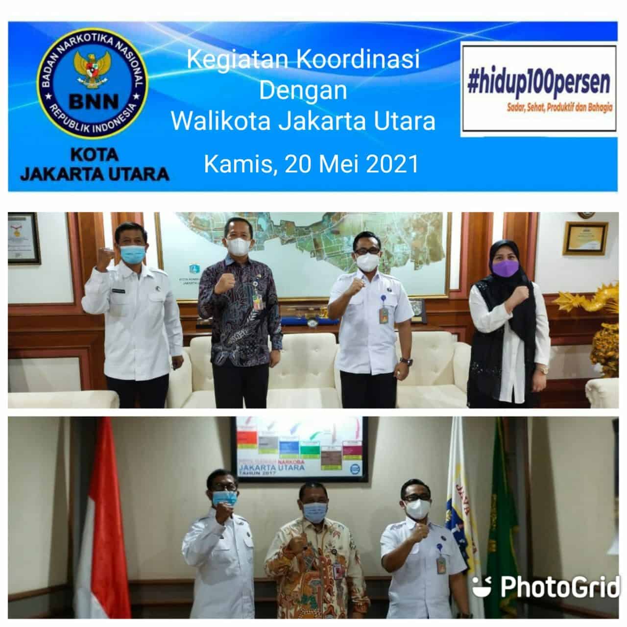 BNNK JAKUT Koordinasi ke Walikota Jakarta Utara BNNK JAKUT Koordinasi ke Walikota Jakarta Utara