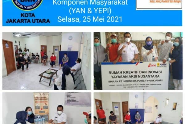 Kegiatan kunjungan ke Lembaga Rehabilitasi Komponen Masyarakat binaan BNN Kota Jakarta Utara (YAN dan YEPI)