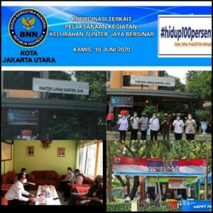 Koordinasi terkait Pelaksanaan Kegiatan Kelurahan  Sunter Jaya BERSINAR