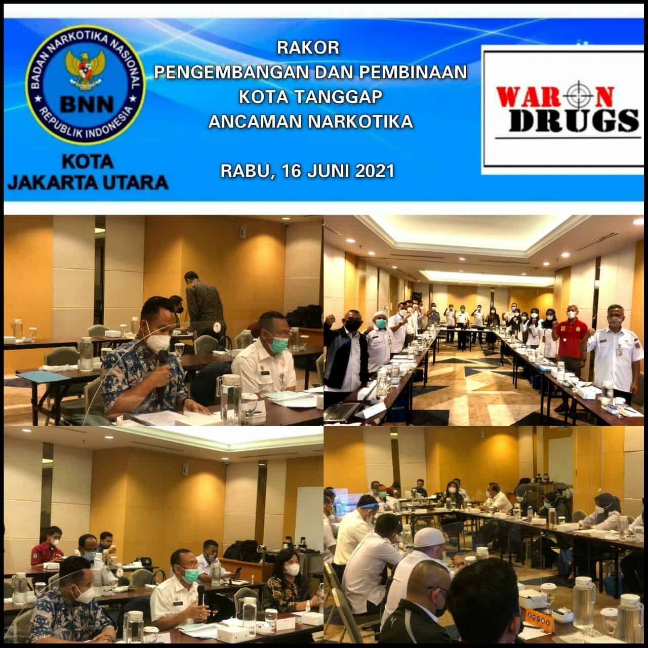Rapat Koordinasi Pengembangan dan Pembinaan Kota Tanggap Ancaman Narkotika. B. DASAR Rapat Koordinasi Pengembangan dan Pembinaan Kota Tanggap Ancaman Narkotika. B. DASAR