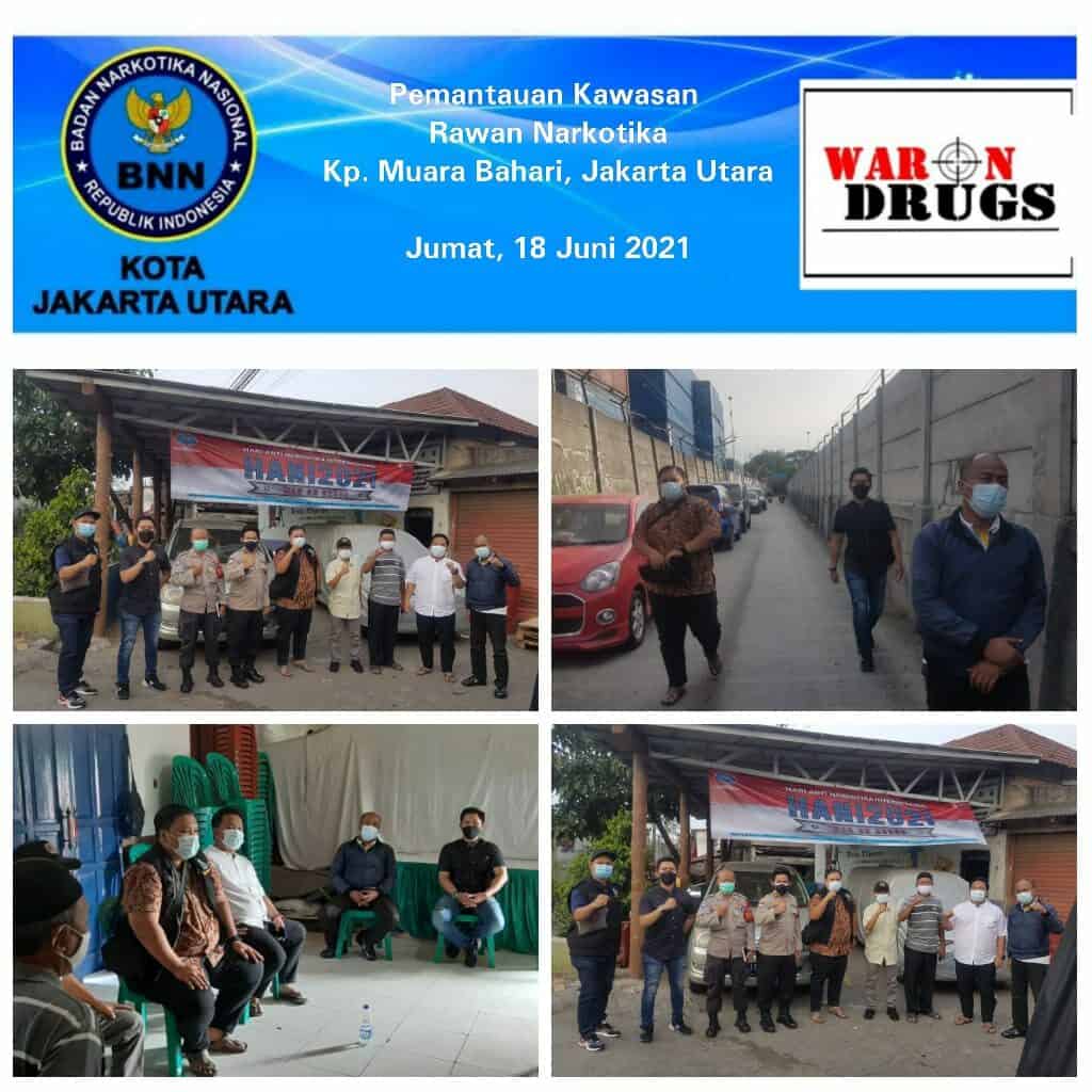 Pemantauan Kawasan Rawan Narkotika di Kp. Muara Bahari, Jakarta Utara Pemantauan Kawasan Rawan Narkotika di Kp. Muara Bahari, Jakarta Utara