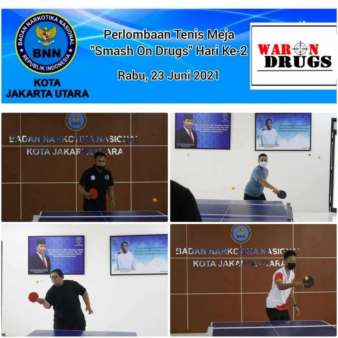 Tenis Meja "Smash On Drugs" BNN Kota Jakarta Utara Tenis Meja "Smash On Drugs" BNN Kota Jakarta Utara