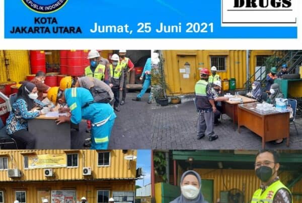 Kegiatan Tes Urine Karyawan Pt. Samudera dalam rangka Pra Hani
