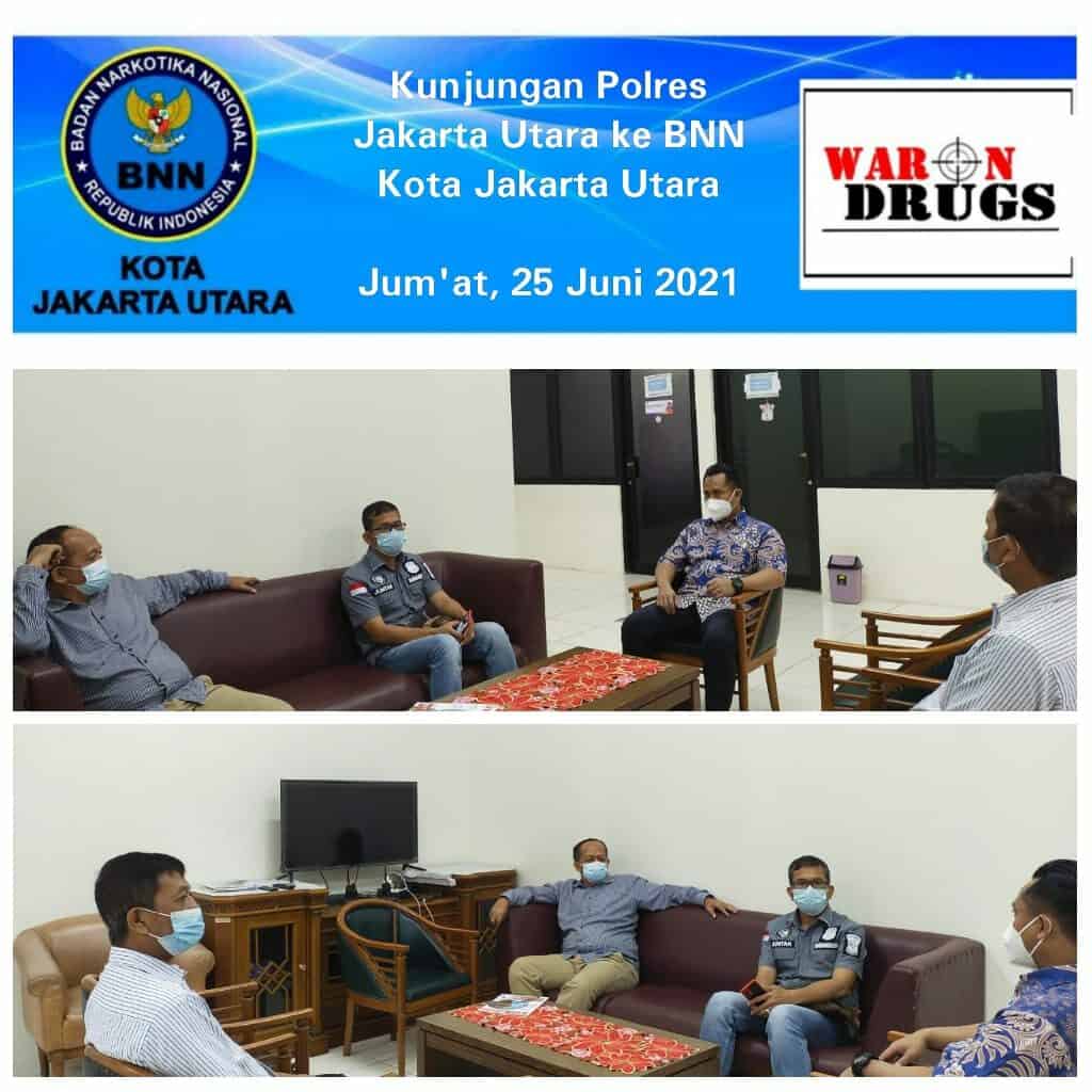 Kunjungan Polres Metro Jakarta Utara ke BNN Kota Jakarta Utara Kunjungan Polres Metro Jakarta Utara ke BNN Kota Jakarta Utara