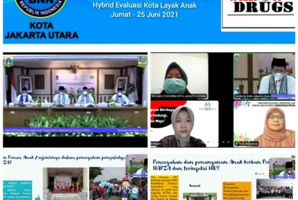 Penilaian Verifikasi Lapangan Hybrid Evaluasi Kota Layak Anak Tingkat Kota Adm. Jakarta Utara Tahun 2021