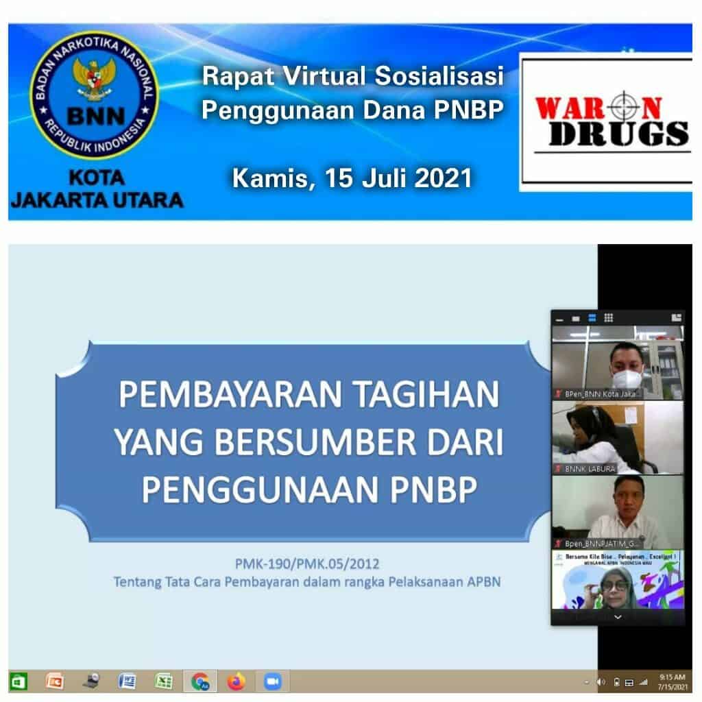 Rapat Virtual Sosialisasi Penggunaan Dana PNBP Rapat Virtual Sosialisasi Penggunaan Dana PNBP