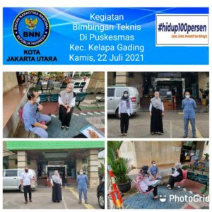 Bimbingan Teknis ke PKM Kecamatan Kelapa Gading T.A 2021